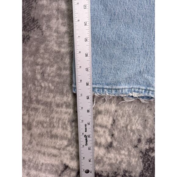 Abercrombie & Fitch Jeans 29 / 8 Womens 90s Straight High Rise Cross Button - Picture 5 of 7